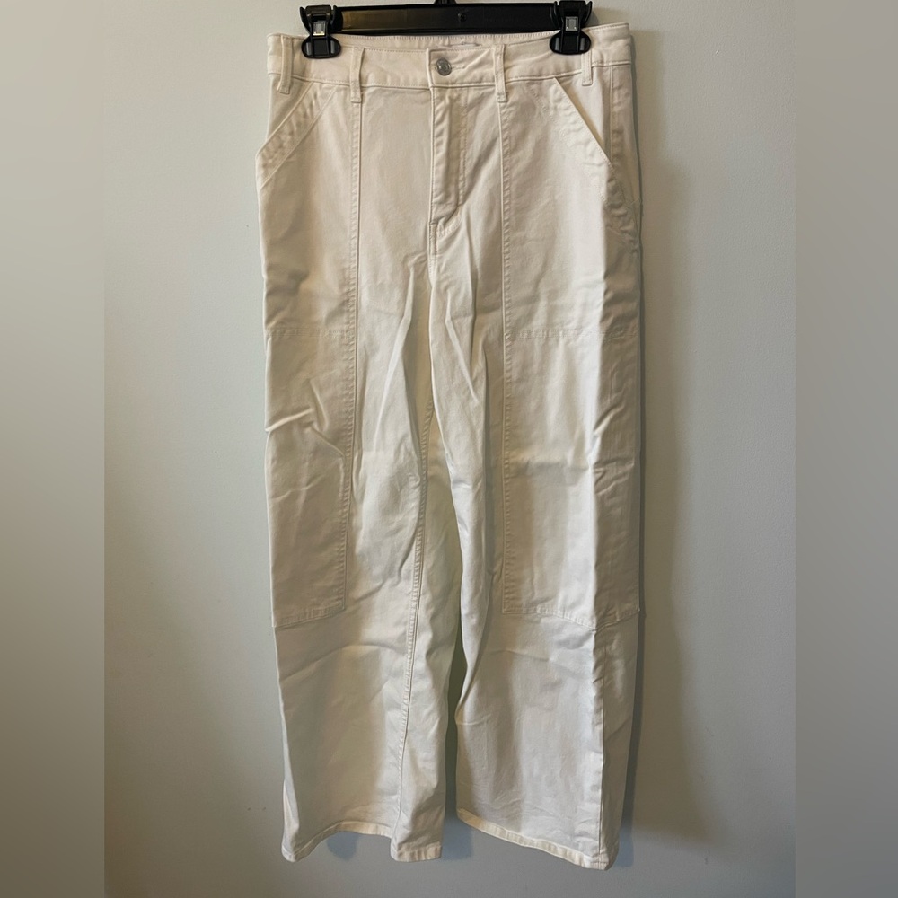 Women’s Wide Leg Cream Pants